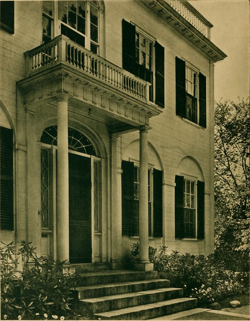 An illustration from An architectural monograph on early wooden architecture in Andover, Mass.,, 1917, leaf 3