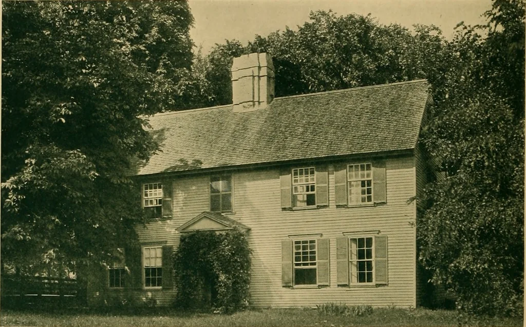 An illustration from An architectural monograph on early wooden architecture in Andover, Mass.,, 1917, leaf 5