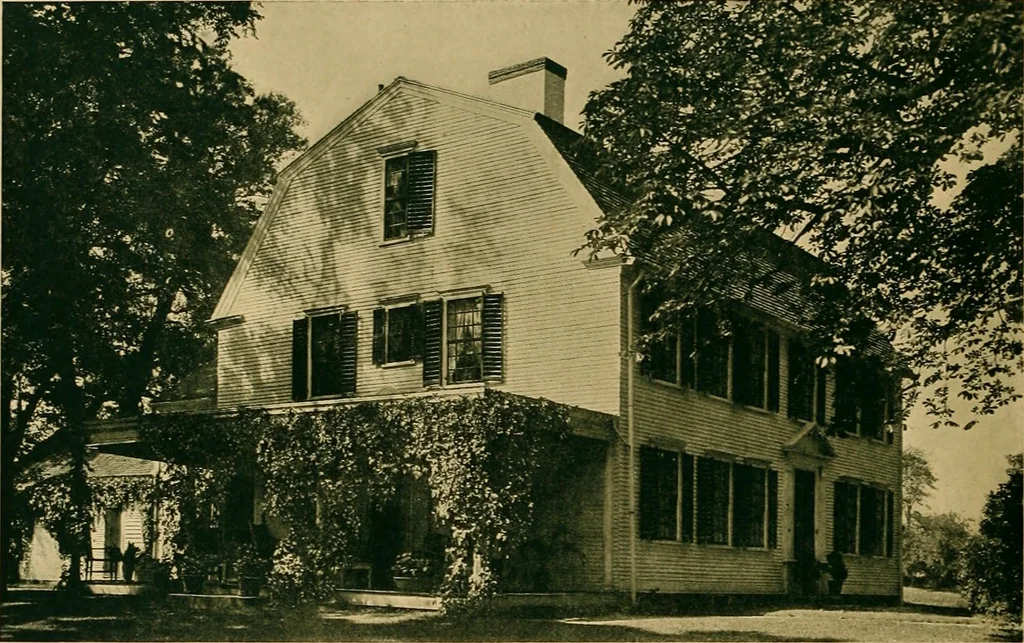 An illustration from An architectural monograph on early wooden architecture in Andover, Mass.,, 1917, leaf 7