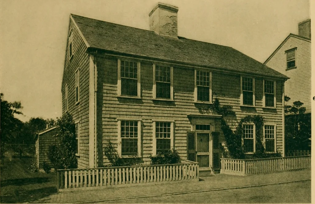 An illustration from An architectural monograph on the early dwellings of Nantucket, 1917, leaf 12