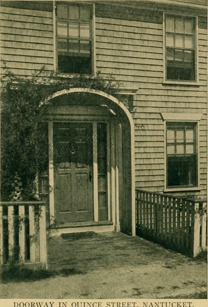 An illustration from An architectural monograph on the early dwellings of Nantucket, 1917, leaf 13