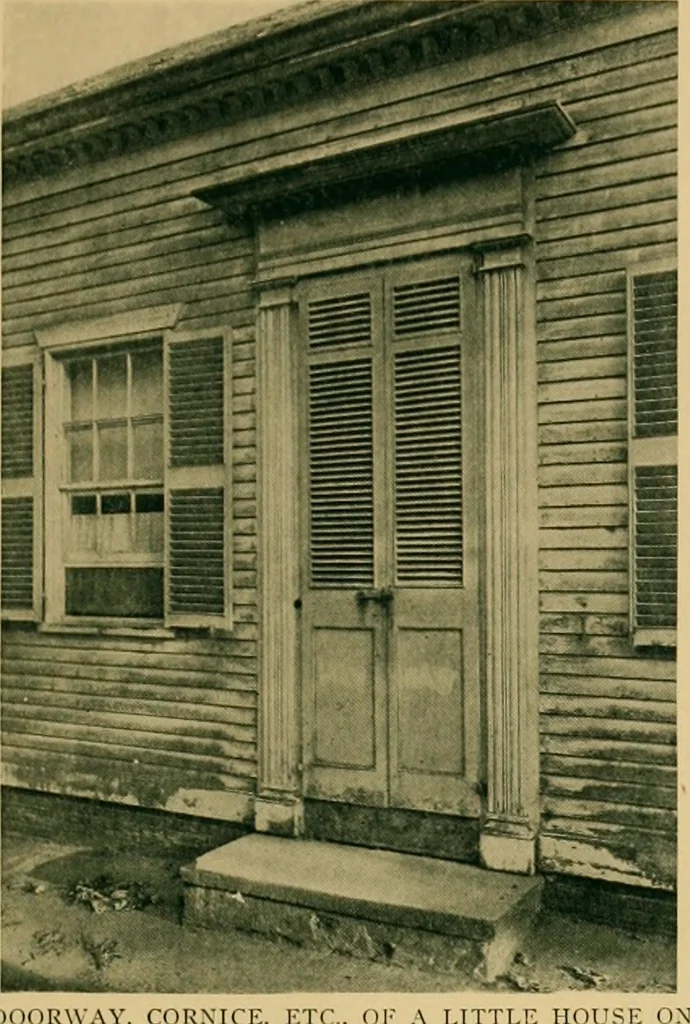 An illustration from An architectural monograph on the early dwellings of Nantucket, 1917, leaf 14