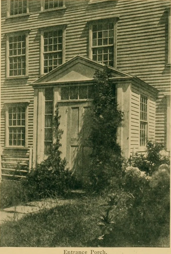 An illustration from An architectural monograph on the early dwellings of Nantucket, 1917, leaf 14