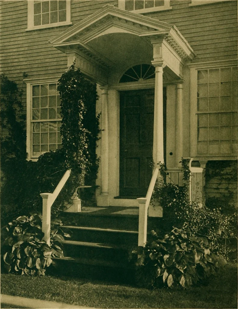 An illustration from An architectural monograph on the early dwellings of Nantucket, 1917, leaf 15
