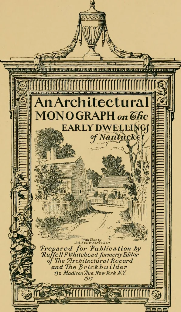 An illustration from An architectural monograph on the early dwellings of Nantucket, 1917, leaf 2