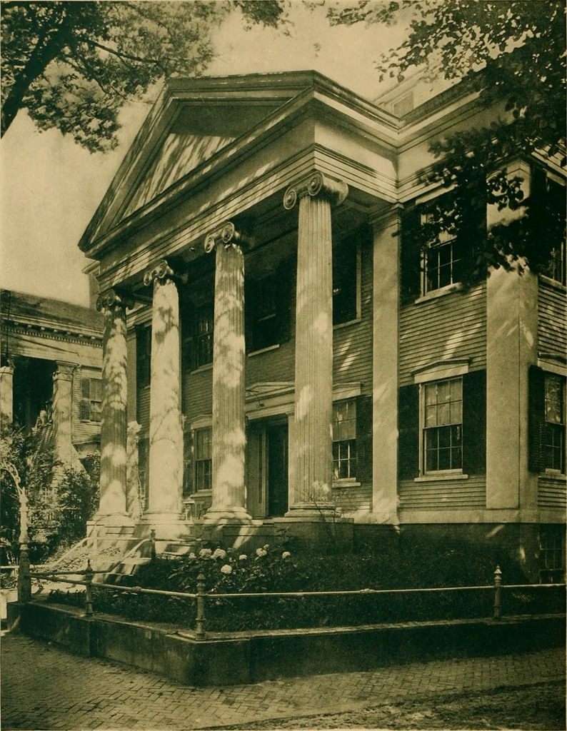 An illustration from An architectural monograph on the early dwellings of Nantucket, 1917, leaf 3