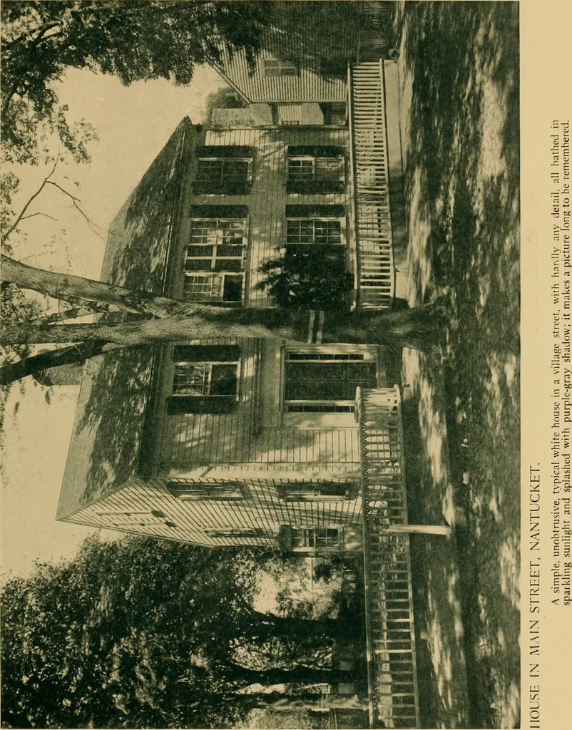 An illustration from An architectural monograph on the early dwellings of Nantucket, 1917, leaf 6