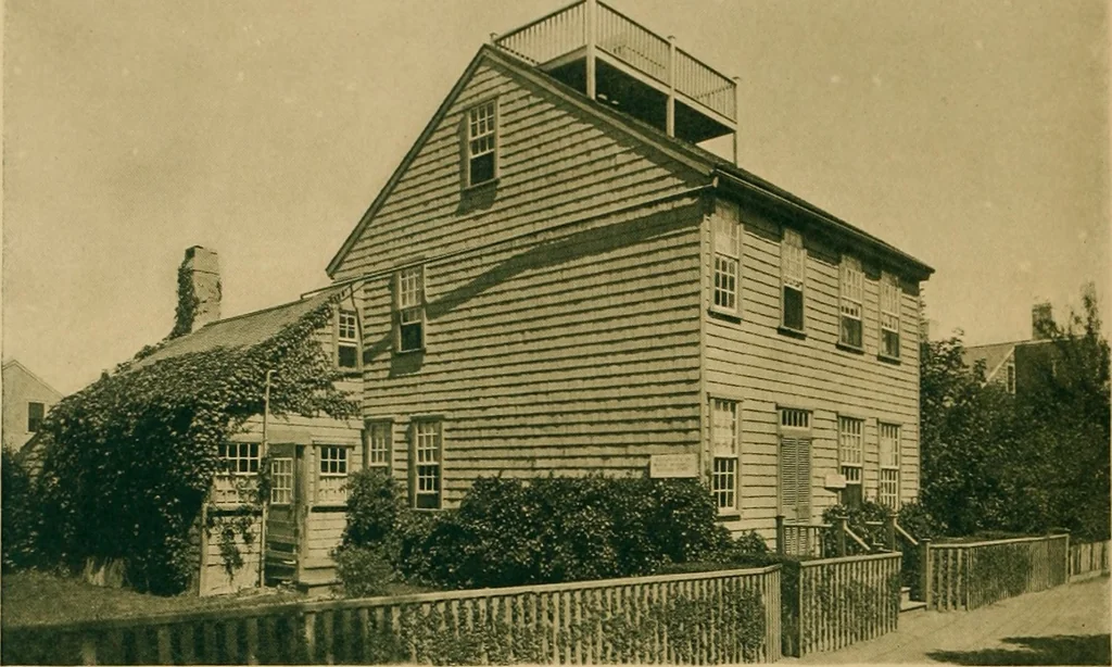 An illustration from An architectural monograph on the early dwellings of Nantucket, 1917, leaf 7