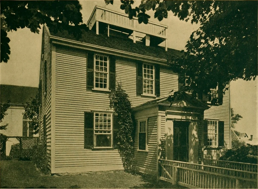 An illustration from An architectural monograph on the early dwellings of Nantucket, 1917, leaf 8