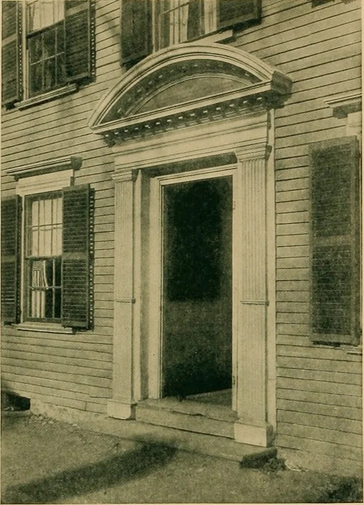 An illustration from An architectural monograph on Marblehead, its contribution to eighteenth and early nineteenth century American architecture,, 1918, leaf 13