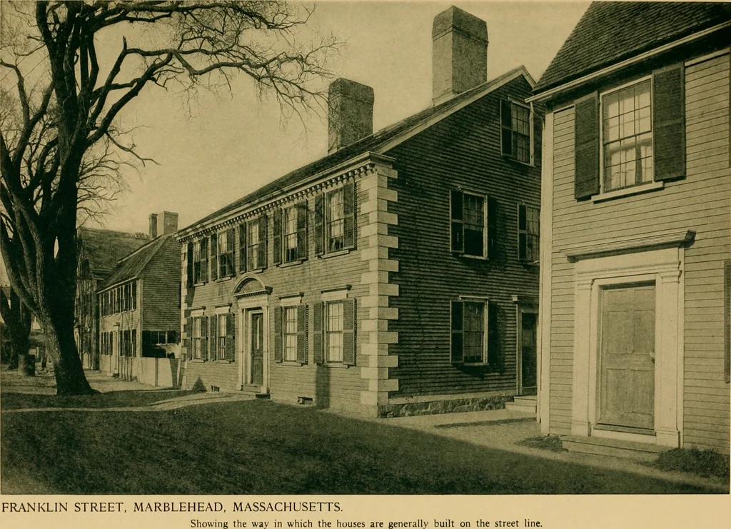 An illustration from An architectural monograph on Marblehead, its contribution to eighteenth and early nineteenth century American architecture,, 1918, leaf 6