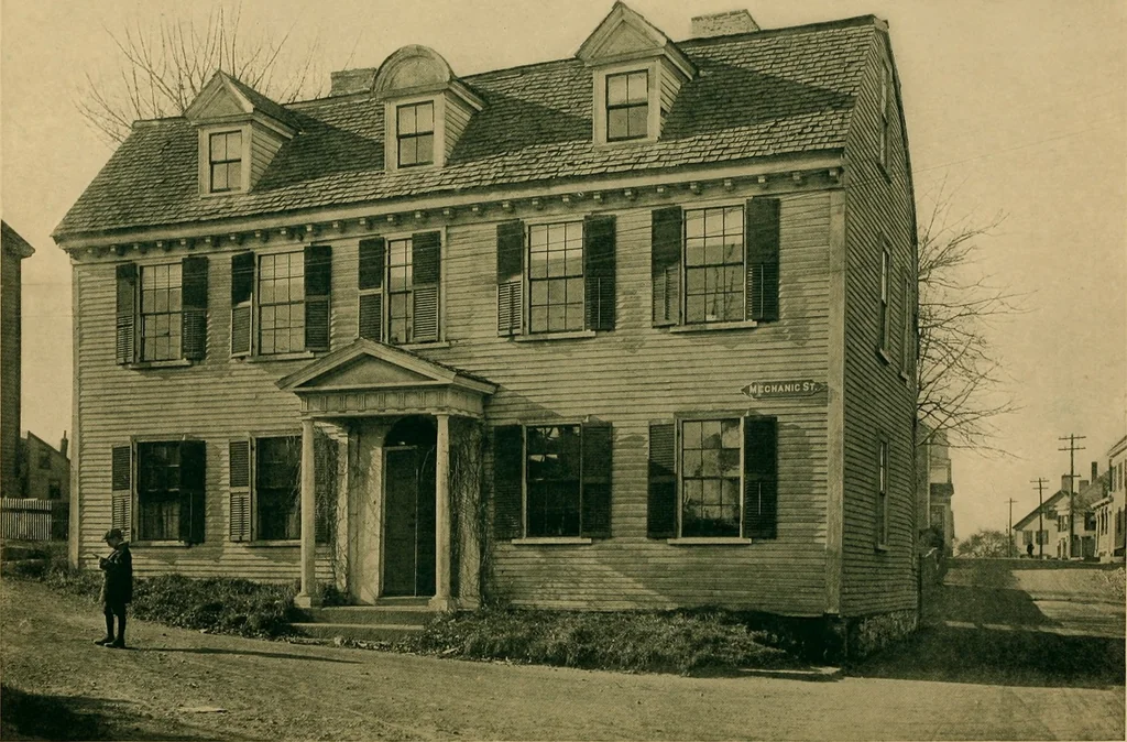 An illustration from An architectural monograph on Marblehead, its contribution to eighteenth and early nineteenth century American architecture,, 1918, leaf 9