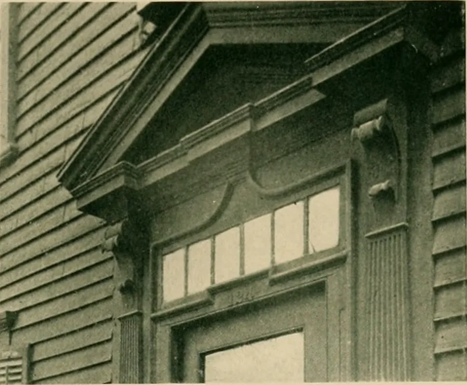 An illustration from An architectural monograph on Providence & its colonial houses,, 1918, leaf 6
