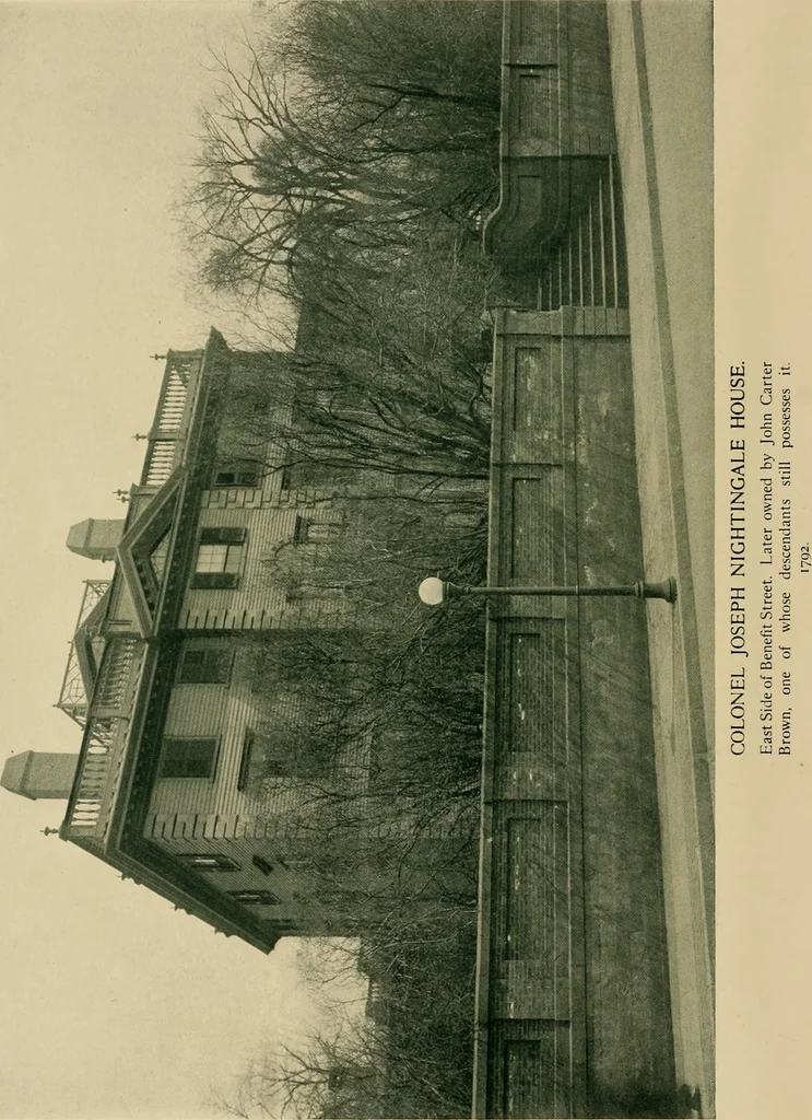 An illustration from An architectural monograph on Providence & its colonial houses,, 1918, leaf 9