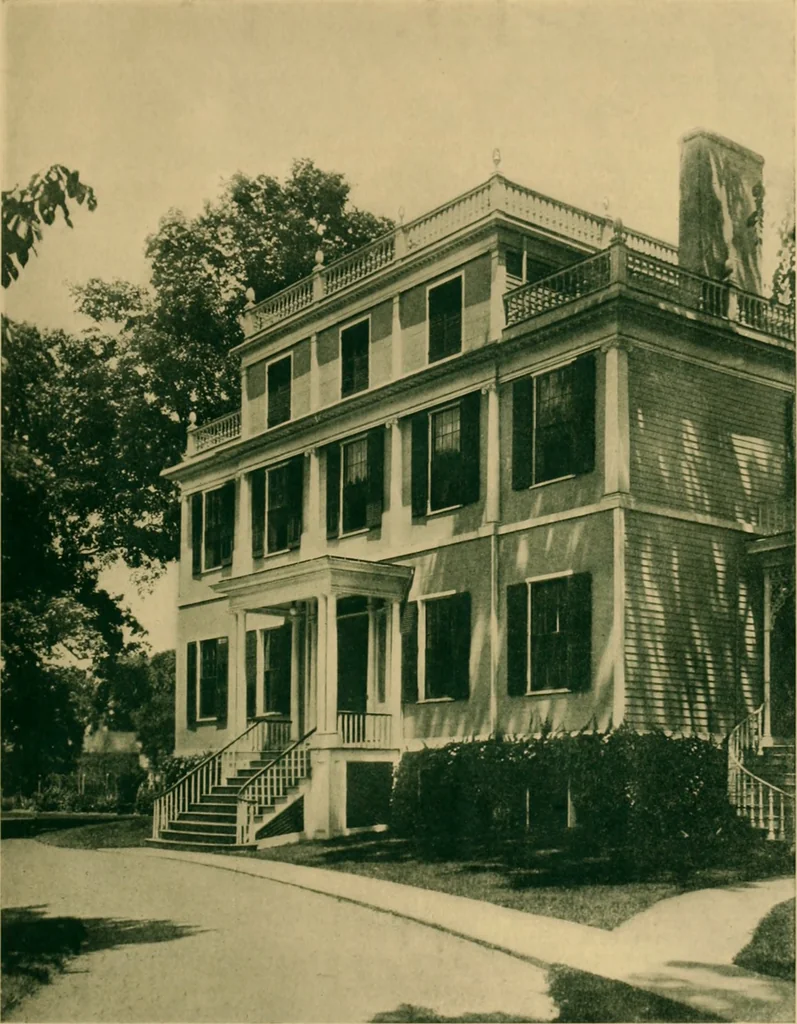 An illustration from An architectural monograph on early wood built houses of central New York, with text by Carl C. Tallman;, 1918, leaf 10