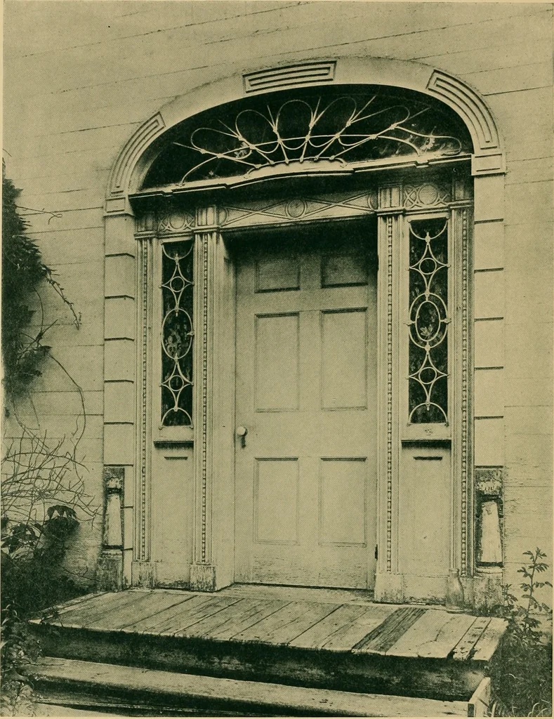 An illustration from An architectural monograph on early wood built houses of central New York, with text by Carl C. Tallman;, 1918, leaf 3