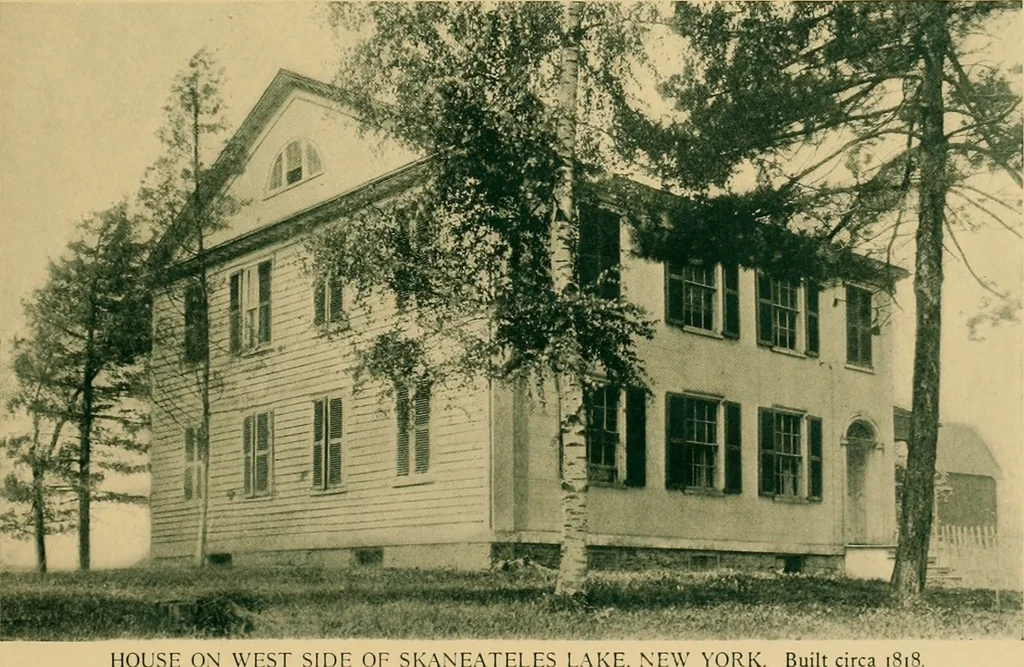 An illustration from An architectural monograph on early wood built houses of central New York, with text by Carl C. Tallman;, 1918, leaf 6