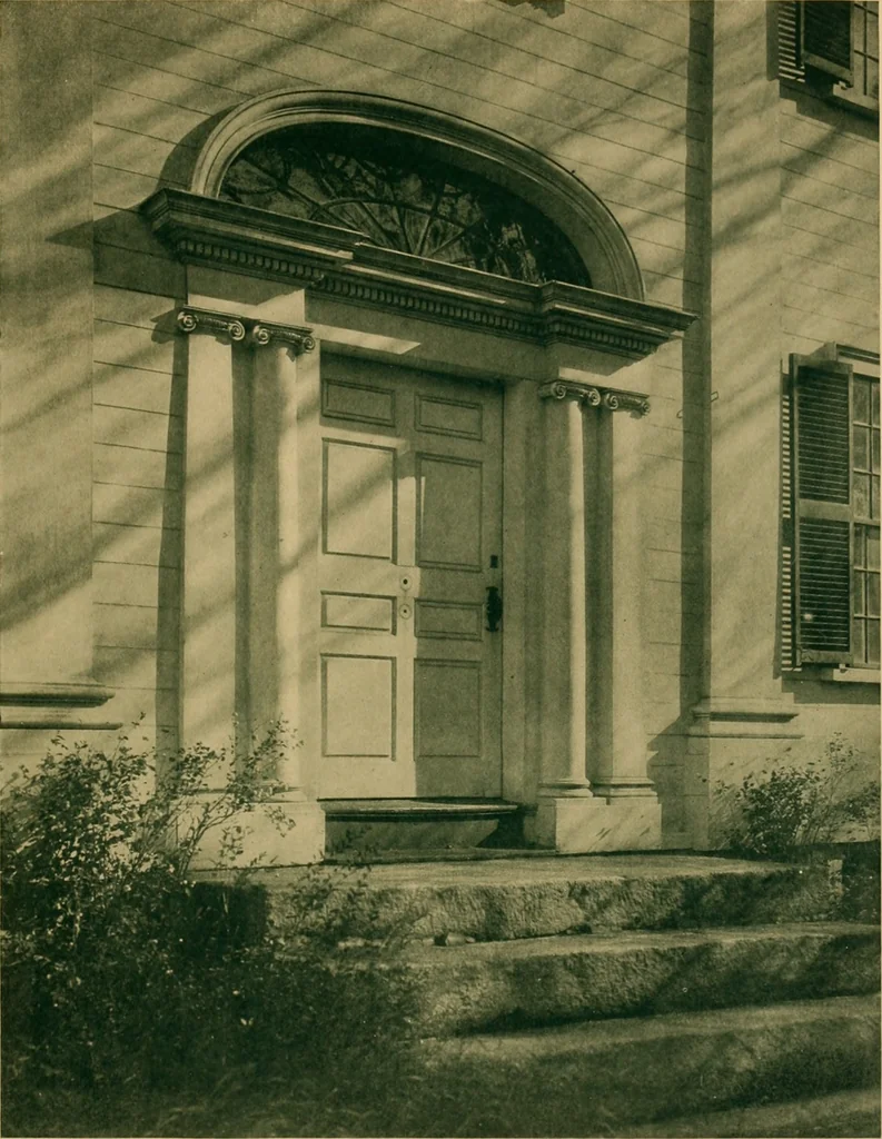 An illustration from An architectural monograph on some old houses on the southern coast of Maine, 1918, leaf 12