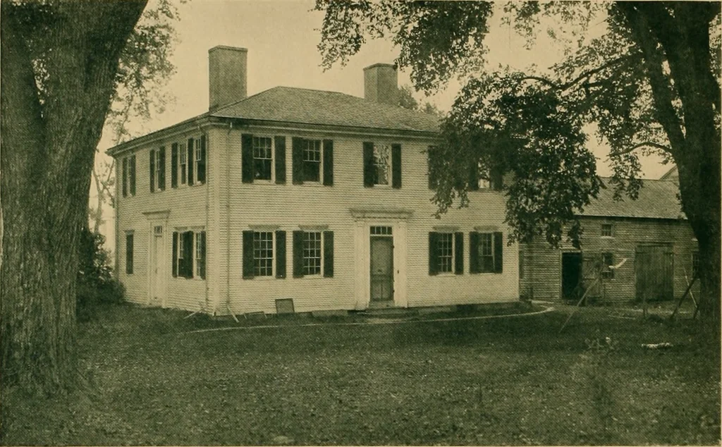 An illustration from An architectural monograph on some old houses on the southern coast of Maine, 1918, leaf 7