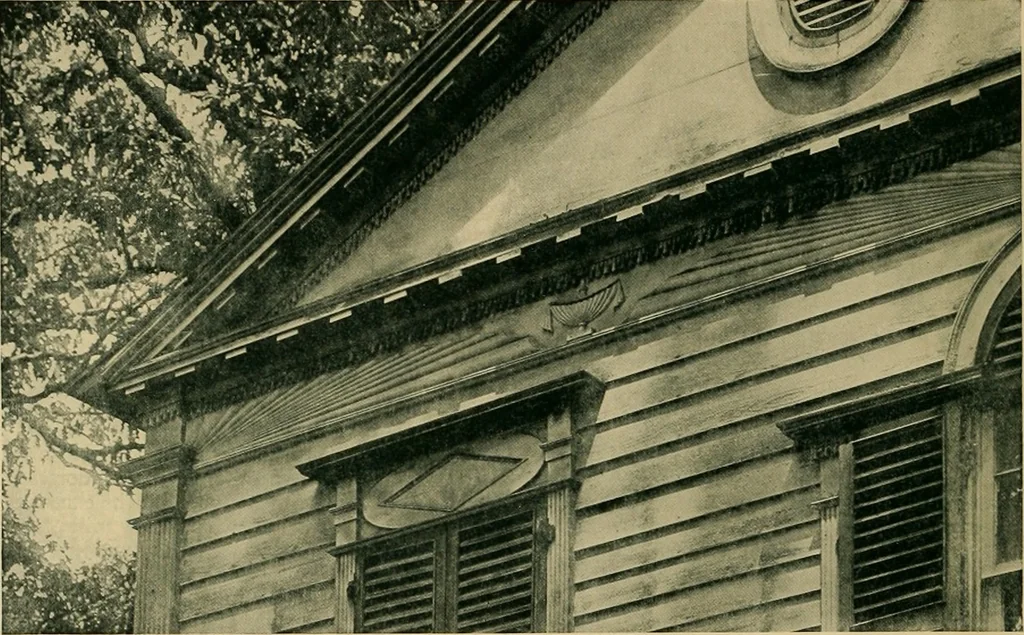 An illustration from An architectural monograph on Old Chatham, 1919, leaf 7