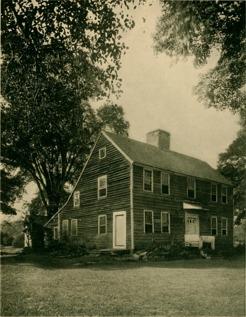 An illustration from An architectural monograph on the seventeenth century Connecticut house, 1919, leaf 10