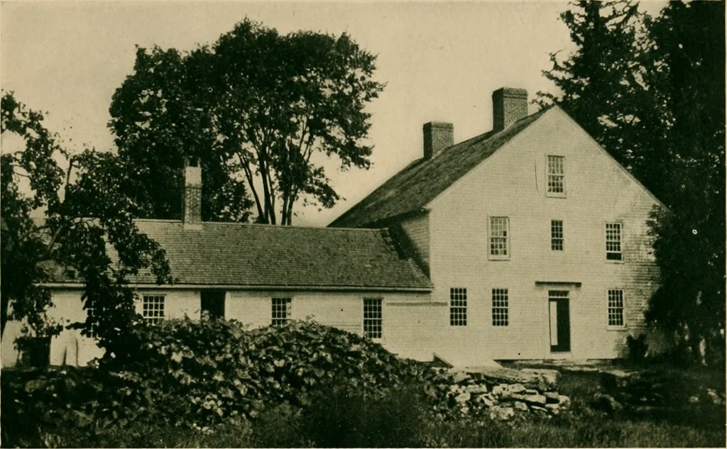 An illustration from An architectural monograph on the seventeenth century Connecticut house, 1919, leaf 14