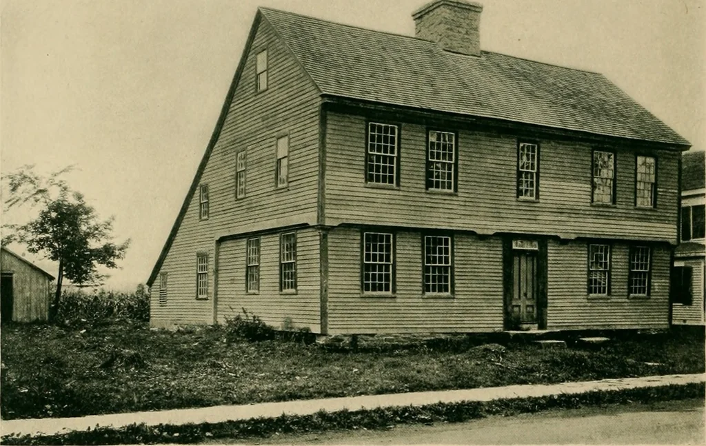 An illustration from An architectural monograph on the seventeenth century Connecticut house, 1919, leaf 7