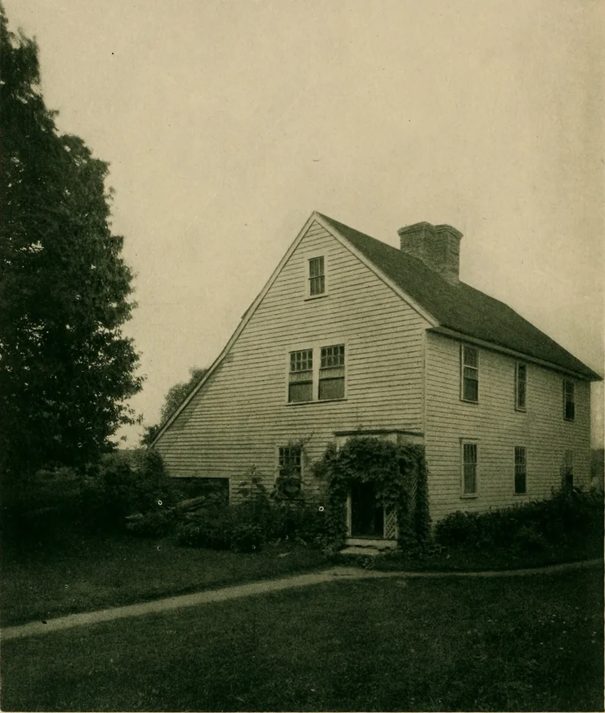 An illustration from An architectural monograph on the seventeenth century Connecticut house, 1919, leaf 9