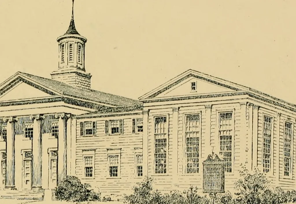 An illustration from An Architectural monograph on a community center building to be built of white pine., 1919, leaf 15