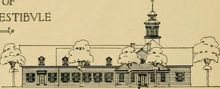 An illustration from An Architectural monograph on a community center building to be built of white pine., 1919, leaf 9
