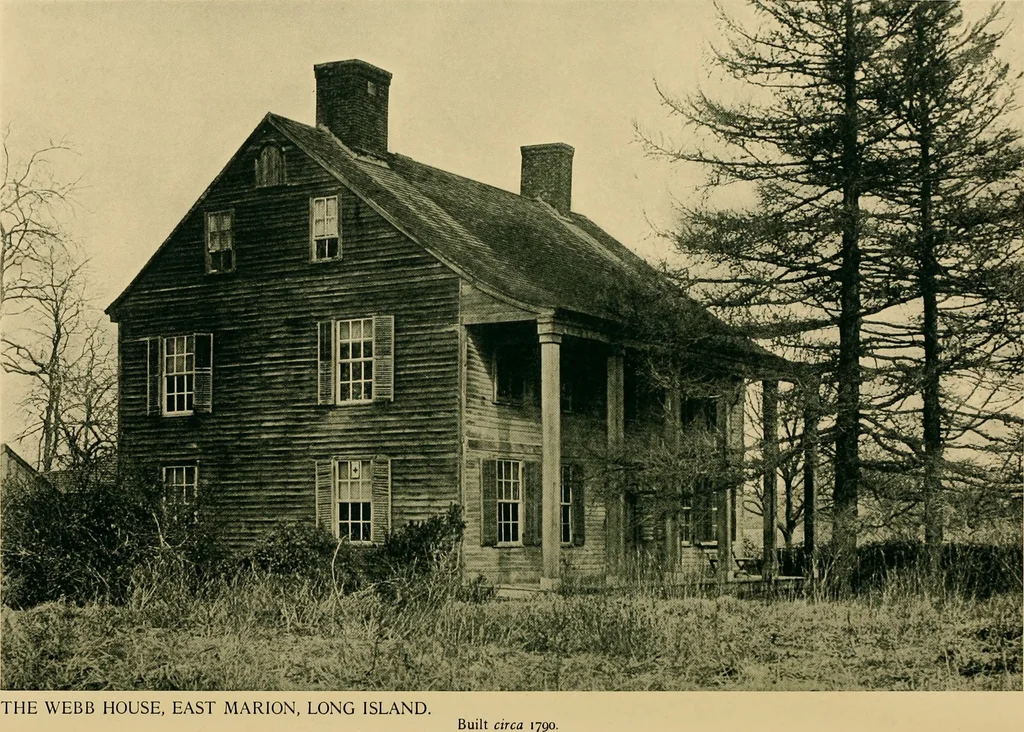 An illustration from An architectural monograph on the settlements on the eastern end of Long Island,, 1919, leaf 15