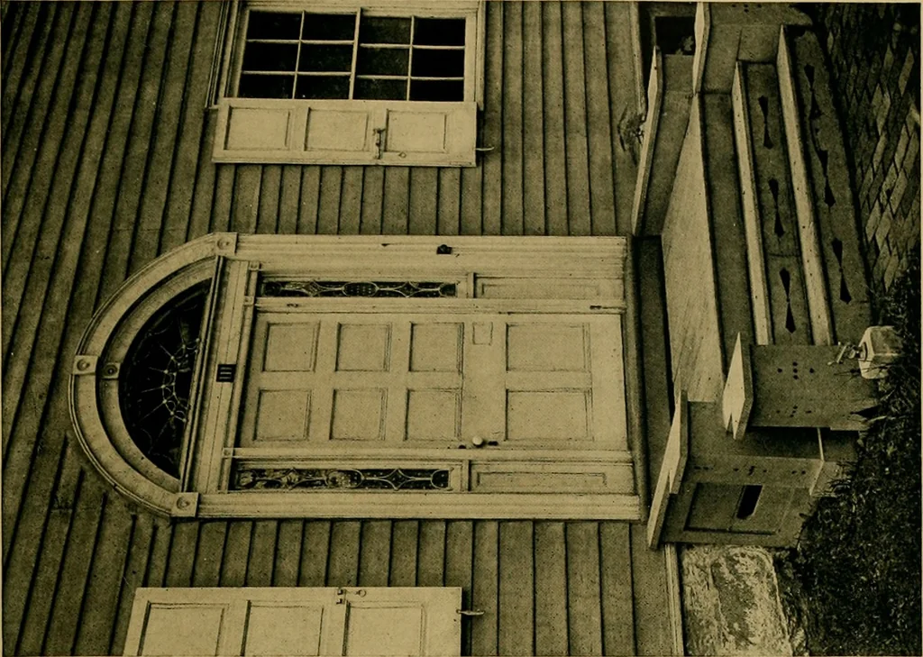 An illustration from An architectural monograph on The wooden architecture of the lower Delaware Valley,, 1920, leaf 14
