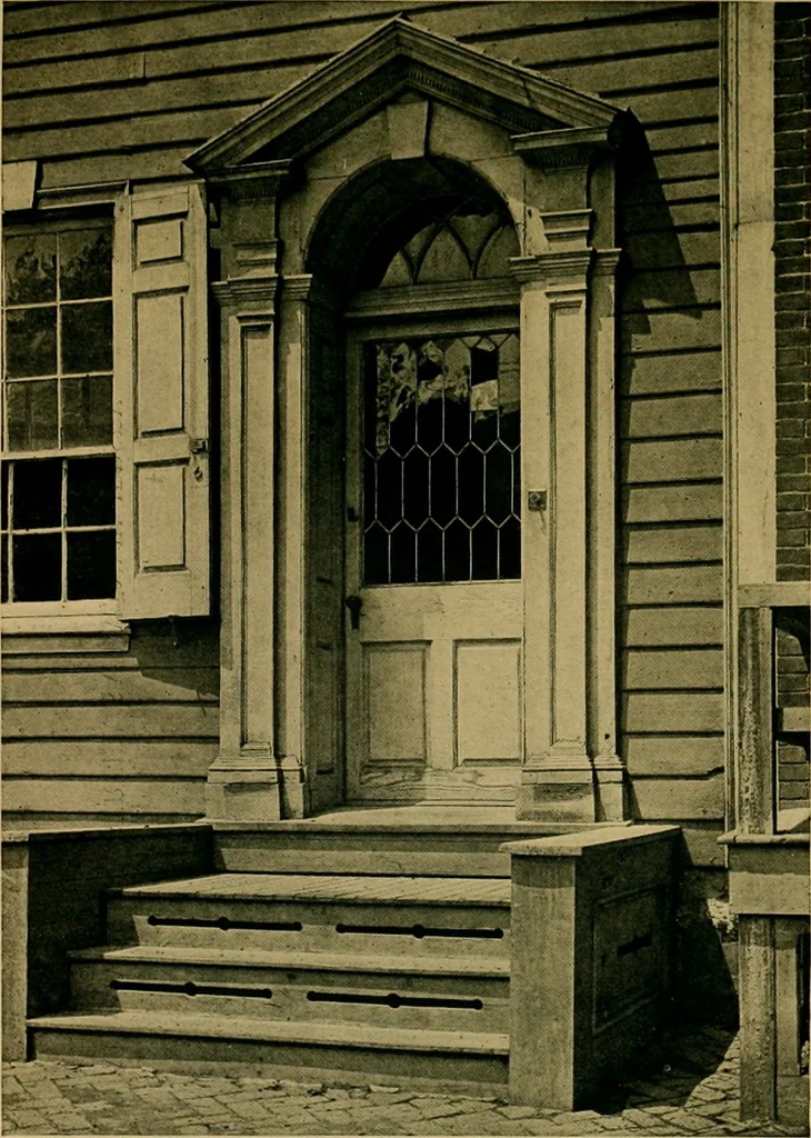 An illustration from An architectural monograph on The wooden architecture of the lower Delaware Valley,, 1920, leaf 14