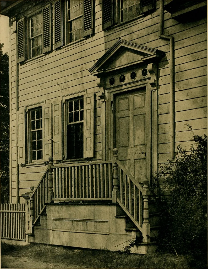 An illustration from An architectural monograph on The wooden architecture of the lower Delaware Valley,, 1920, leaf 3