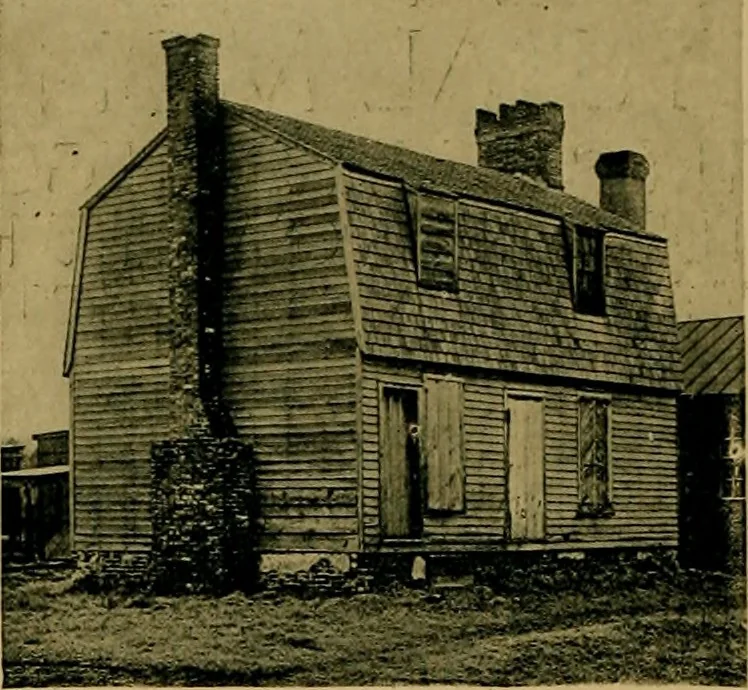 An illustration from An architectural monograph on The wooden architecture of the lower Delaware Valley,, 1920, leaf 5