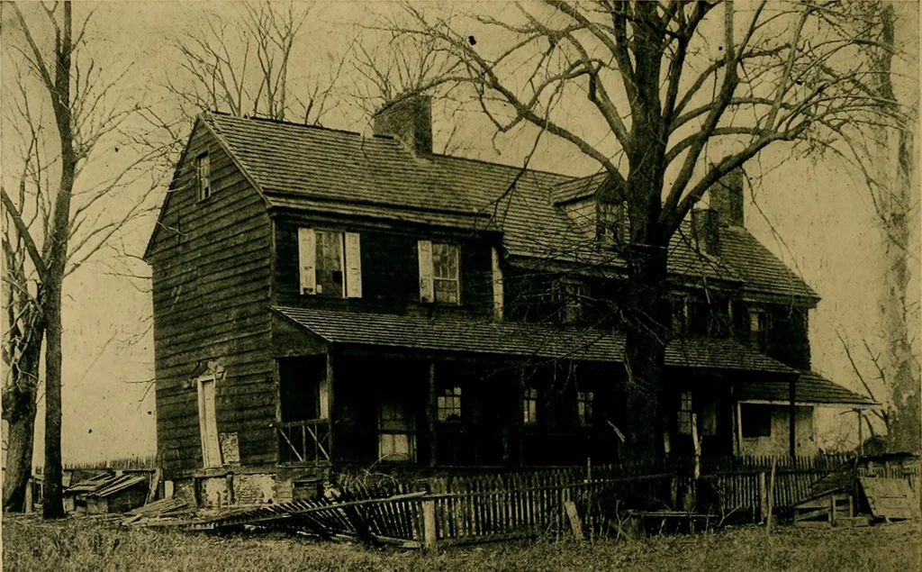 An illustration from An architectural monograph on The wooden architecture of the lower Delaware Valley,, 1920, leaf 5