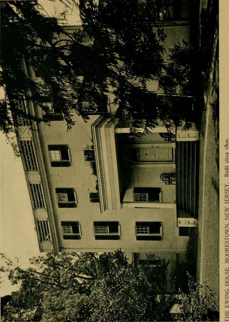 An illustration from An architectural monograph on The wooden architecture of the lower Delaware Valley,, 1920, leaf 9