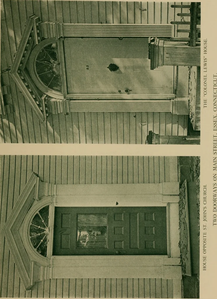 An illustration from An architectural monograph on Essex: a Connecticut River town,, 1920, leaf 14