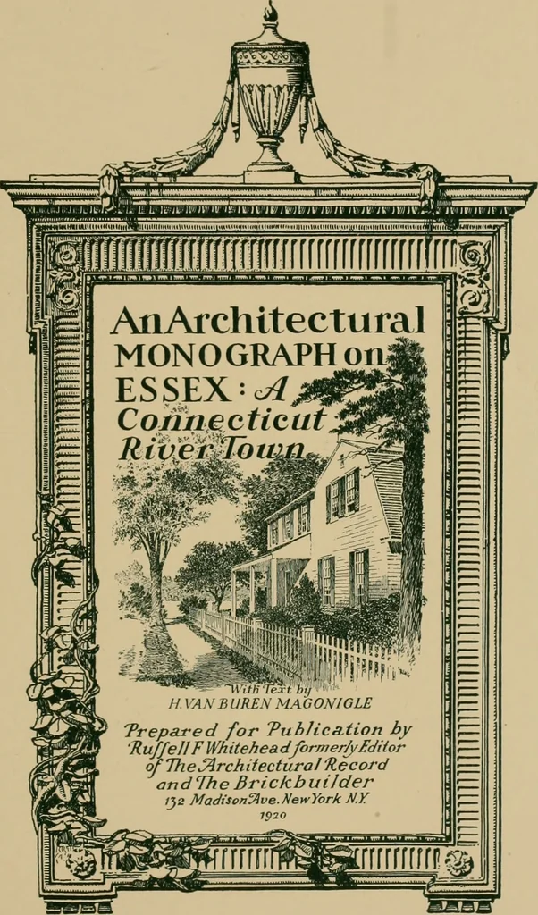 An illustration from An architectural monograph on Essex: a Connecticut River town,, 1920, leaf 2