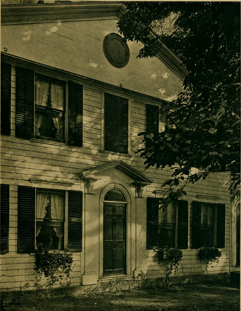 An illustration from An architectural monograph on the Boston post road,, 1920, leaf 10