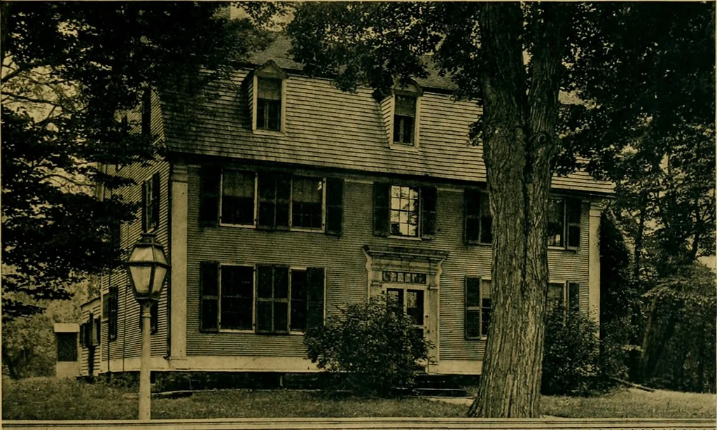 An illustration from An architectural monograph on the Boston post road,, 1920, leaf 12
