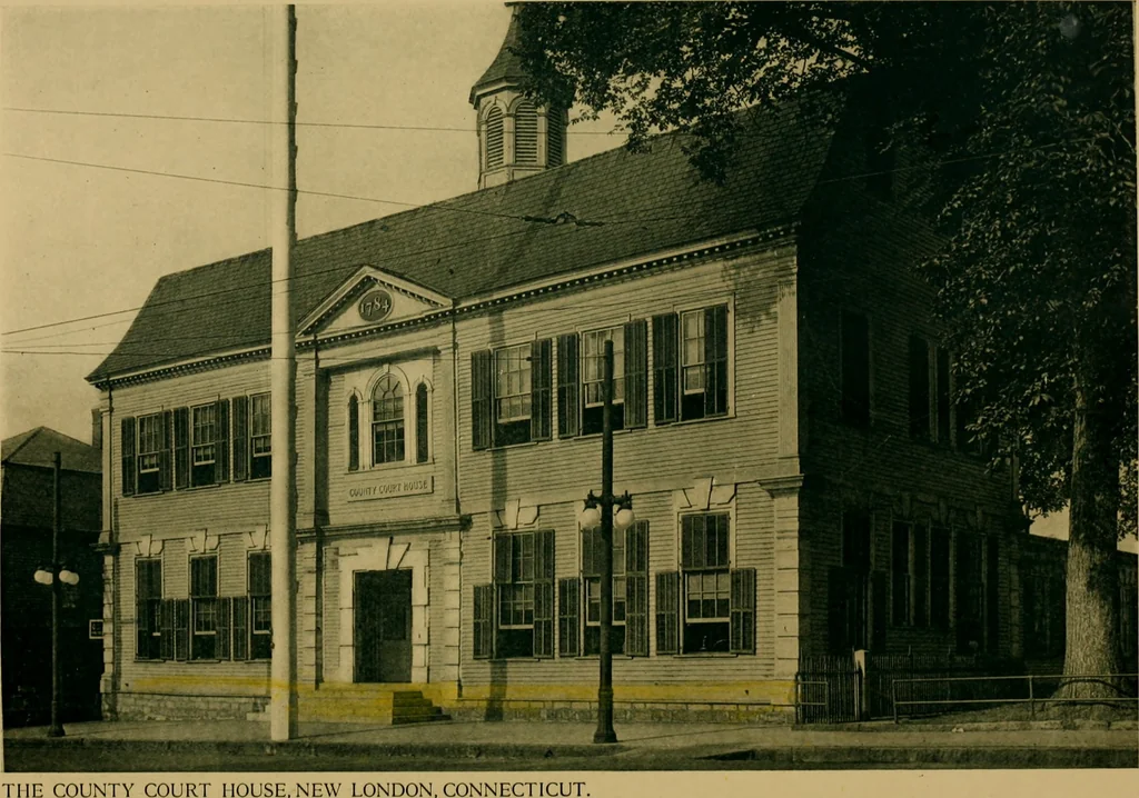 An illustration from An architectural monograph on the Boston post road,, 1920, leaf 15