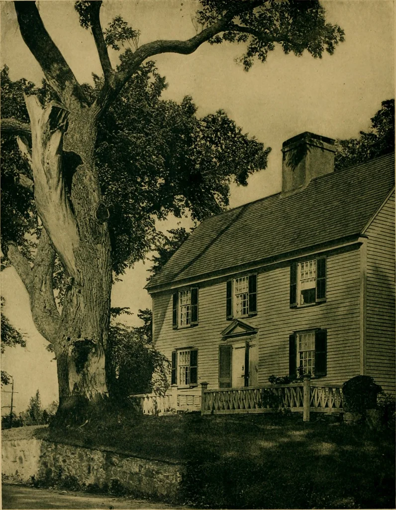 An illustration from An architectural monograph on the Boston post road,, 1920, leaf 3