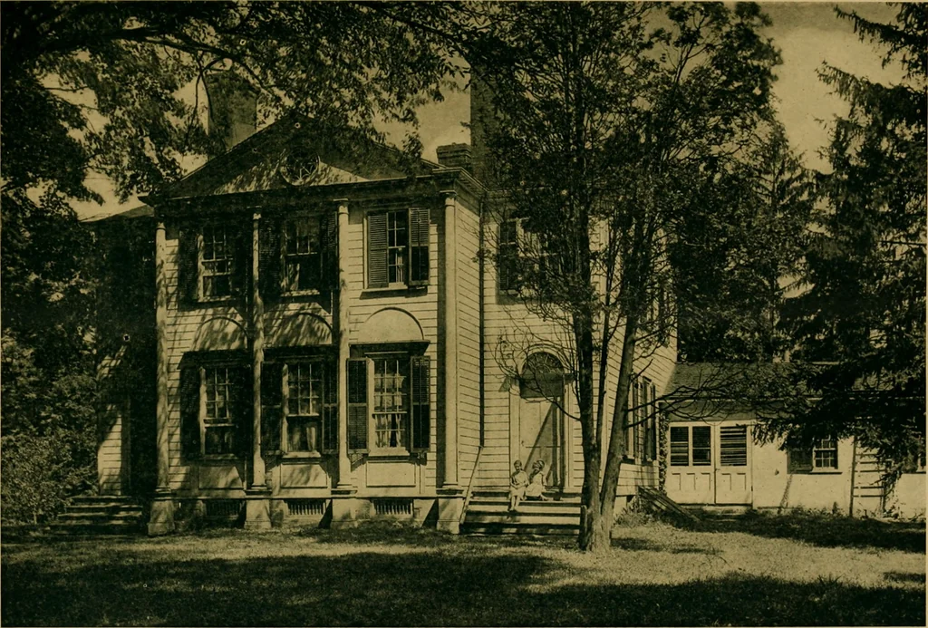 An illustration from An architectural monograph on the Boston post road,, 1920, leaf 6