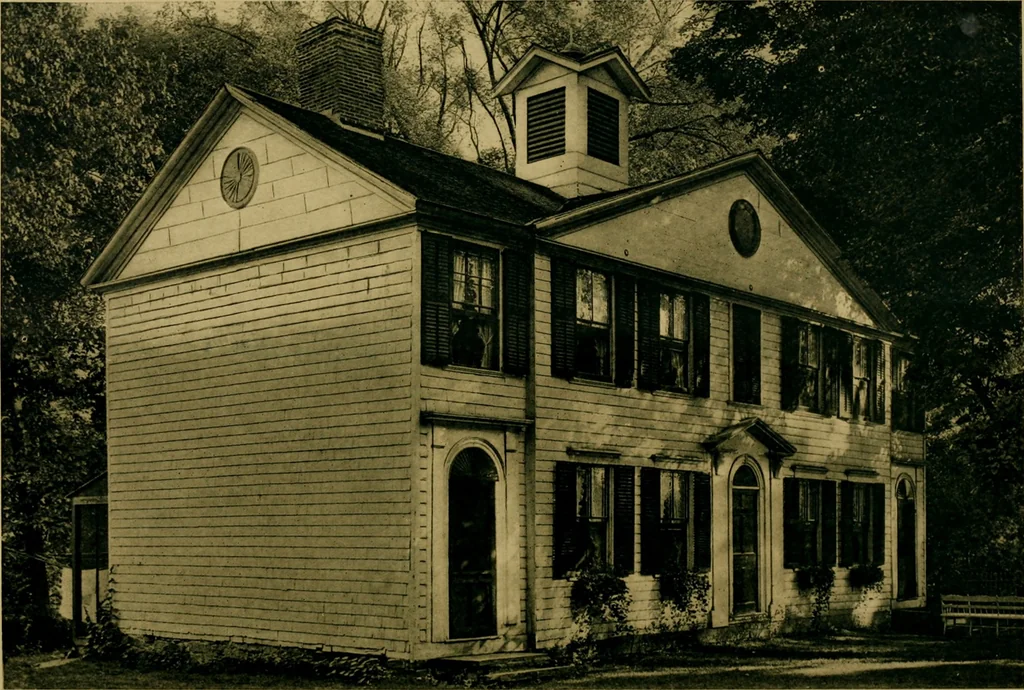 An illustration from An architectural monograph on the Boston post road,, 1920, leaf 7