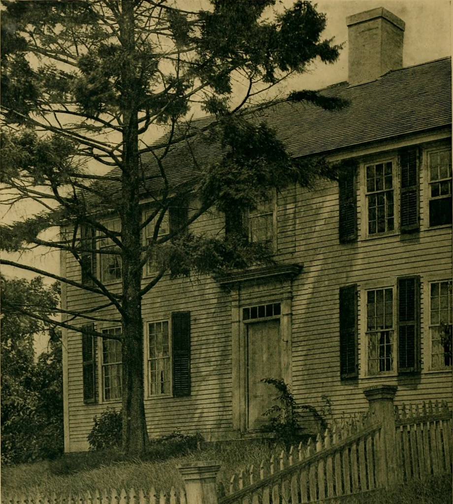 An illustration from An architectural monograph on the Boston post road,, 1920, leaf 9