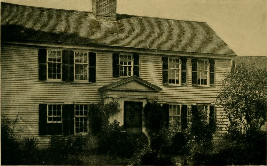 An illustration from An architectural monograph on A New England village,, 1920, leaf 13