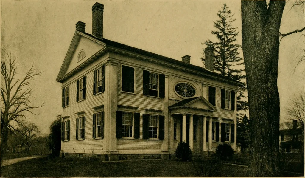 An illustration from An architectural monograph on A New England village,, 1920, leaf 8
