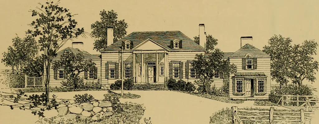 An illustration from An Architectural monograph on a roadside tavern to be built of white pine;, 1920, leaf 12