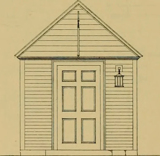 An illustration from An Architectural monograph on a roadside tavern to be built of white pine;, 1920, leaf 19
